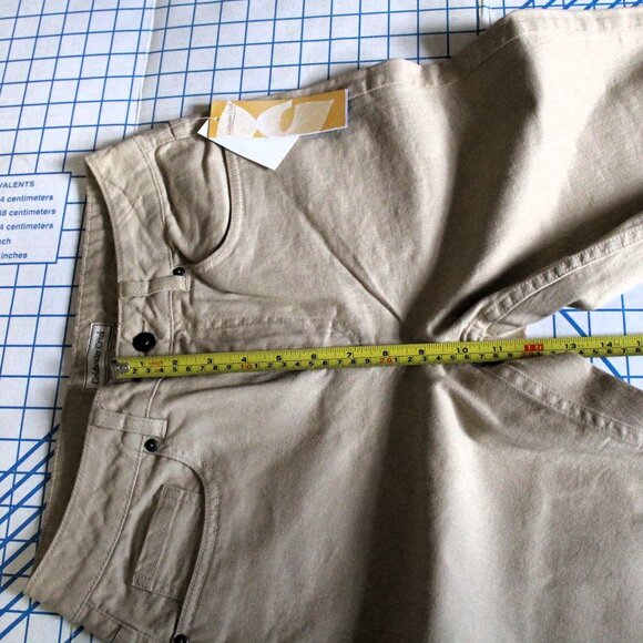 NWT Coldwater Creek Natural Waist Bootcut Beige Jeans, 8 (Long) - Picture 10 of 11